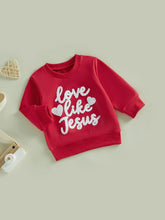 Load image into Gallery viewer, Love Like Jesus Sweetheart Sweatshirt
