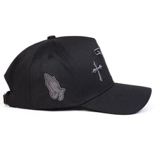 Load image into Gallery viewer, King And Crown Three Cross Premium Adjustable Cap