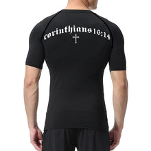 Load image into Gallery viewer, 1 Corinthians 16:14 Fit Training Shirt (Short Sleeve and Long Sleeve Available)