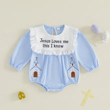 Load image into Gallery viewer, Jesus Loves Me Prairie Onesie