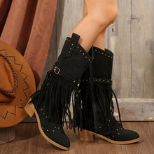 Load image into Gallery viewer, Remnant Rodeo Cowgirl Suede Boots