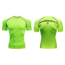 Load image into Gallery viewer, 1 Corinthians 16:14 Fit Training Shirt (Short Sleeve and Long Sleeve Available)