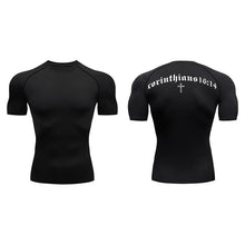Load image into Gallery viewer, 1 Corinthians 16:14 Fit Training Shirt (Short Sleeve and Long Sleeve Available)
