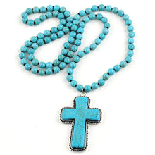 Load image into Gallery viewer, Native Desert Cross Bead Necklace Collection