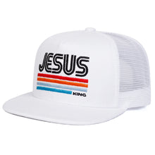 Load image into Gallery viewer, Jesus Retro King Remnant Premium Flat-bill SnapBack