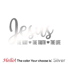 Load image into Gallery viewer, Way, Truth, Life Window Decal