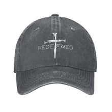 Load image into Gallery viewer, Redeemed Through Crucifixion And Rebirth Adjustable Cap