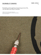 Load image into Gallery viewer, Psalm 91 Canvas Scout Purse