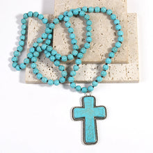 Load image into Gallery viewer, Native Desert Cross Bead Necklace Collection