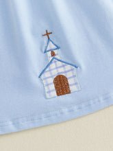 Load image into Gallery viewer, Jesus Loves Me Spring Prairie Dress