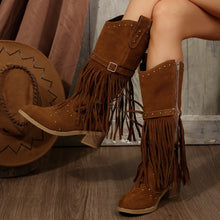 Load image into Gallery viewer, Remnant Rodeo Cowgirl Suede Boots