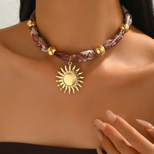 Load image into Gallery viewer, Conception Of The Heart Cross Scarf Fashion Necklace Collection