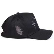 Load image into Gallery viewer, King And Crown Three Cross Premium Adjustable Cap