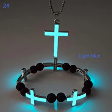 Load image into Gallery viewer, Be The Light Glow-In-The-Dark Bracelet And Chain