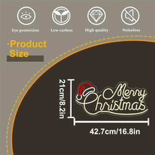 Load image into Gallery viewer, Merry Christmas Custom LED Sign