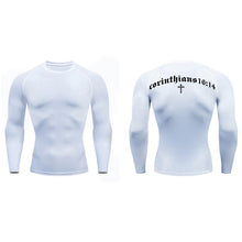 Load image into Gallery viewer, 1 Corinthians 16:14 Fit Training Shirt (Short Sleeve and Long Sleeve Available)