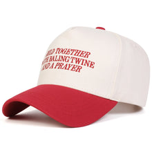 Load image into Gallery viewer, Chosen Wheat Harvest Held Together Through Prayer and Twine Snapback