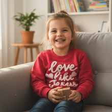 Load image into Gallery viewer, Love Like Jesus Sweetheart Sweatshirt