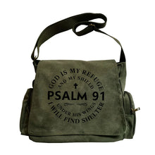 Load image into Gallery viewer, Psalm 91 Canvas Scout Purse