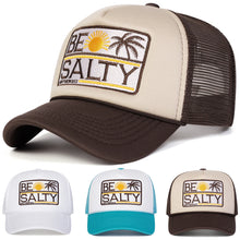 Load image into Gallery viewer, Be Salty Matthew 5:13 Sandy Beach Trucker Snapback
