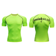 Load image into Gallery viewer, Isaiah 41:10 Fit Training Shirt (Short Sleeve and Long Sleeve Available)