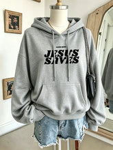 Load image into Gallery viewer, Good News Jesus Saves Cotton Fleece Hoodie
