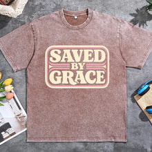 Load image into Gallery viewer, Saved By Grace Vintage Cotton Tshirt