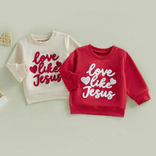 Load image into Gallery viewer, Love Like Jesus Sweetheart Sweatshirt