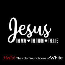Load image into Gallery viewer, Way, Truth, Life Window Decal