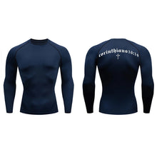 Load image into Gallery viewer, 1 Corinthians 16:14 Fit Training Shirt (Short Sleeve and Long Sleeve Available)