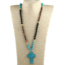 Load image into Gallery viewer, Native Desert Cross Bead Necklace Collection