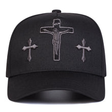 Load image into Gallery viewer, King And Crown Three Cross Premium Adjustable Cap