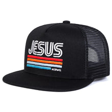 Load image into Gallery viewer, Jesus Retro King Remnant Premium Flat-bill SnapBack