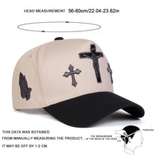 Load image into Gallery viewer, King And Crown Three Cross Premium Adjustable Cap