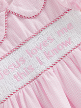 Load image into Gallery viewer, Jesus Loves Me Kindergarten Camp Dress