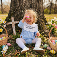 Load image into Gallery viewer, Jesus Loves Me Prairie Onesie