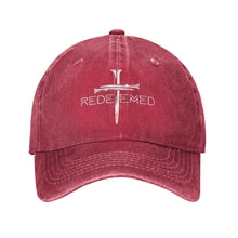 Load image into Gallery viewer, Redeemed Through Crucifixion And Rebirth Adjustable Cap