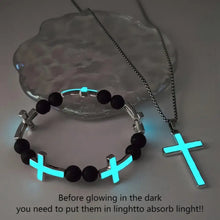 Load image into Gallery viewer, Be The Light Glow-In-The-Dark Bracelet And Chain