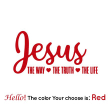 Load image into Gallery viewer, Way, Truth, Life Window Decal