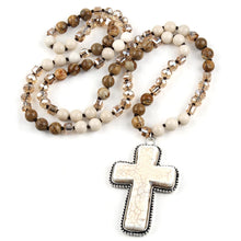 Load image into Gallery viewer, Native Desert Cross Bead Necklace Collection