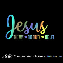Load image into Gallery viewer, Way, Truth, Life Window Decal