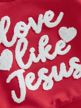 Load image into Gallery viewer, Love Like Jesus Sweetheart Sweatshirt