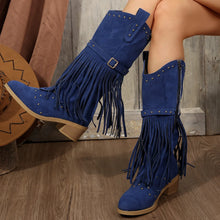 Load image into Gallery viewer, Remnant Rodeo Cowgirl Suede Boots