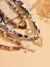 Load image into Gallery viewer, Conception Of The Heart Cross Scarf Fashion Necklace Collection