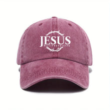 Load image into Gallery viewer, Jesus Crown Way, Truth, Life Adjustable Dad Cap