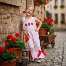Load image into Gallery viewer, Strawberry Shortcake Spring Garden Harvest Romper