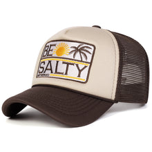 Load image into Gallery viewer, Be Salty Matthew 5:13 Sandy Beach Trucker Snapback