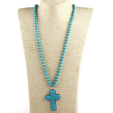 Load image into Gallery viewer, Native Desert Cross Bead Necklace Collection