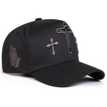 Load image into Gallery viewer, King And Crown Three Cross Premium Adjustable Cap