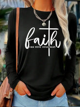 Load image into Gallery viewer, Faith Can Move Mountains Long-sleeve Top